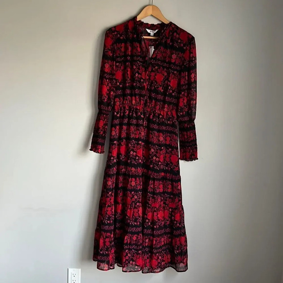 BB Dakota Steve Madden It's a Moment Dress in True Red - Picture 2 of 7